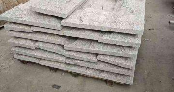 新疆芝麻白蘑菇石，自然面