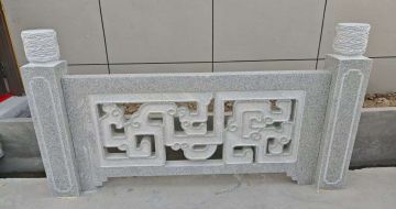 新疆芝麻白河道栏杆 桥栏杆