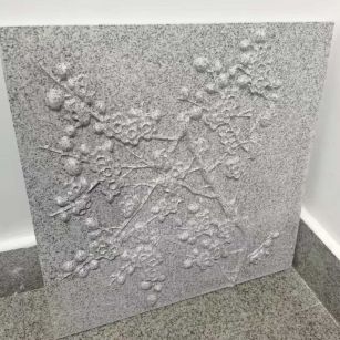 新疆芝麻白雕刻版，异形定制