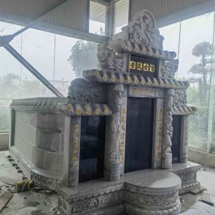 新疆套墓 墓碑 围坟石 异形定制