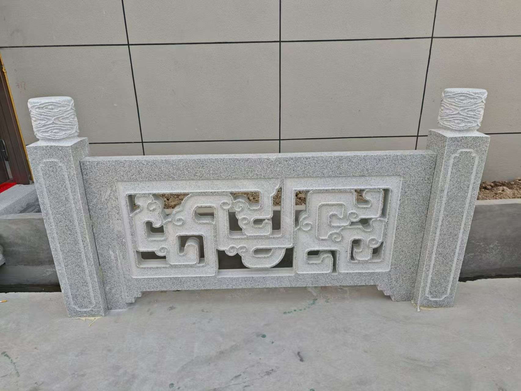 新疆芝麻白河道栏杆 桥栏杆