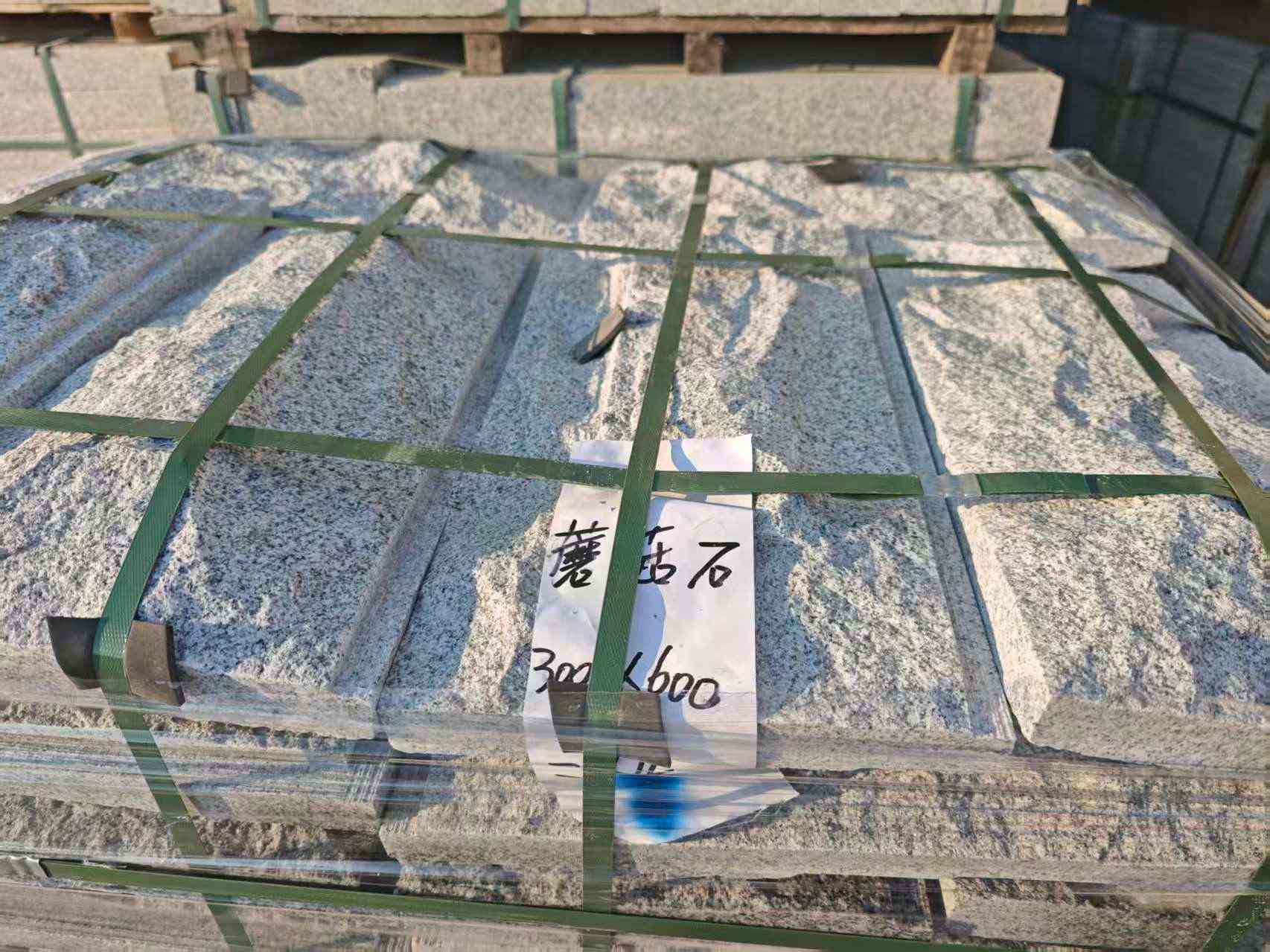 新疆芝麻白蘑菇石，自然面